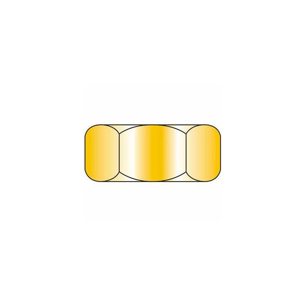 Hex Nut, M10-1.25, Steel, Class 10.9, Zinc Yellow